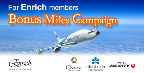 For Enrich members Bonus Miles Campaign