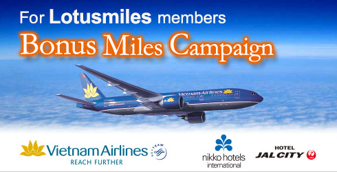 For Lotusmiles members Bonus Miles Campaign